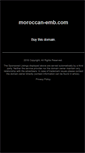 Mobile Screenshot of moroccan-emb.com